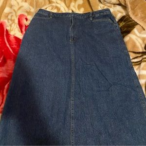 Denim Jean Skirt
